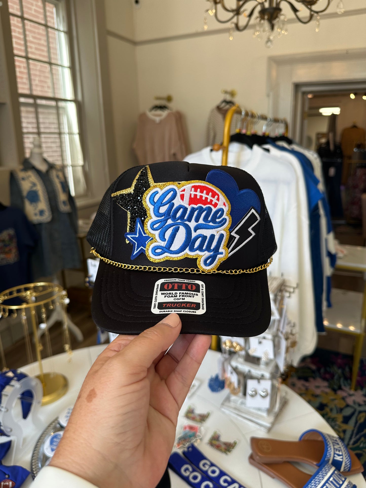 Black Game Day Hat
