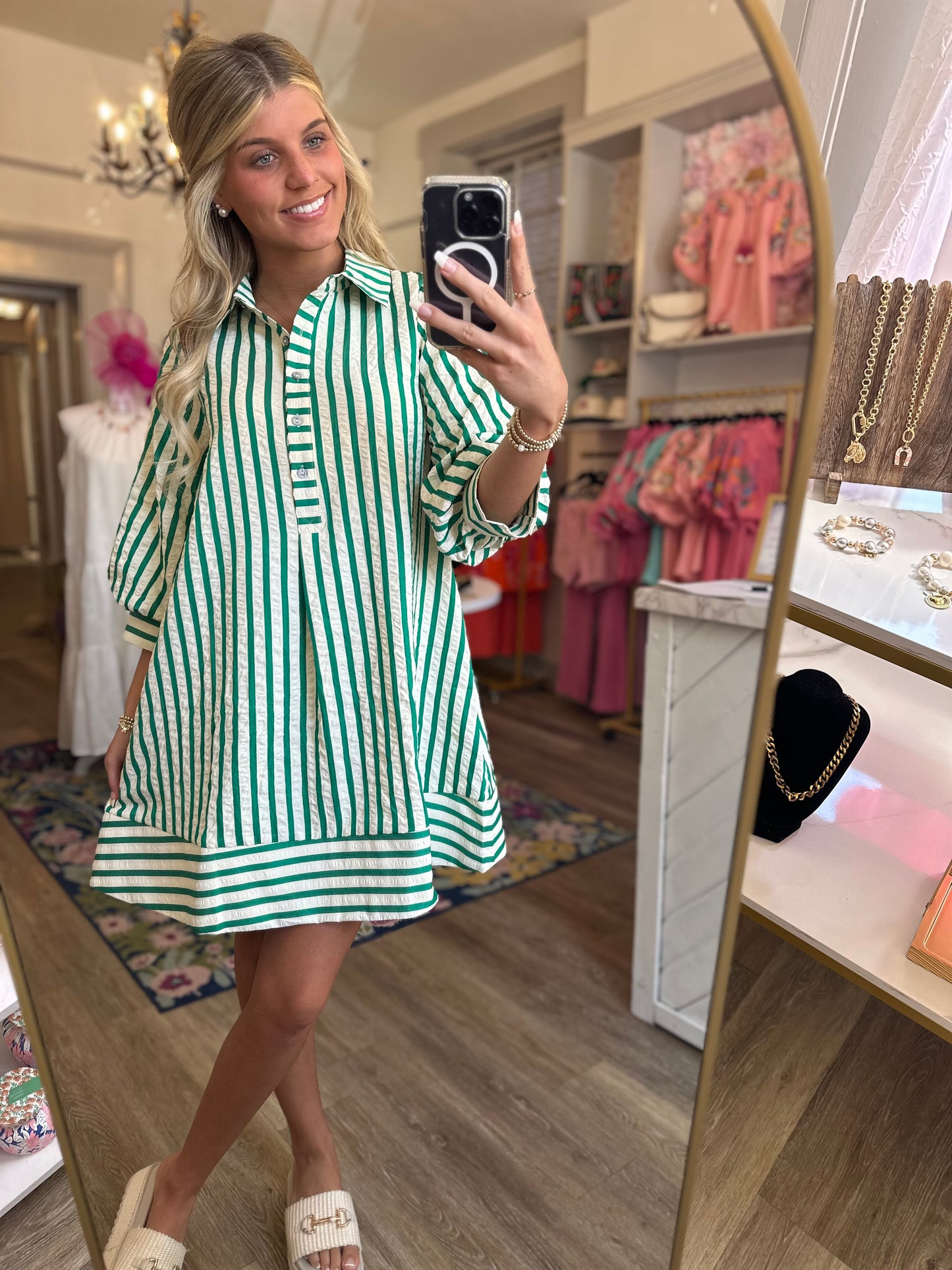 Annie striped dress