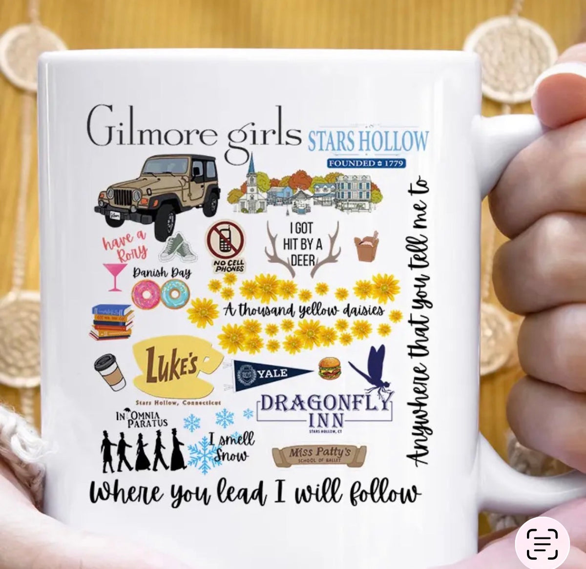 Gilmore Girls Collage Coffee Mug
