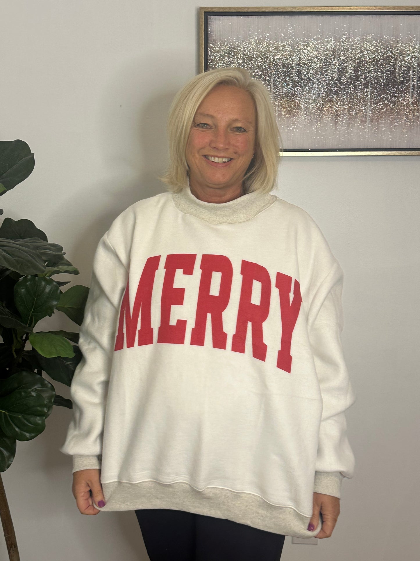 Grinchy- Merry Reversible Sweatshirt