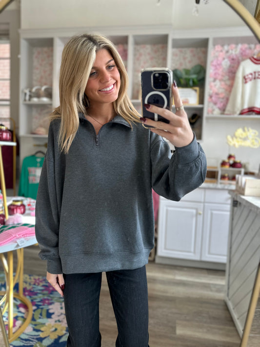 Jane Scuba Half Zip Pullover