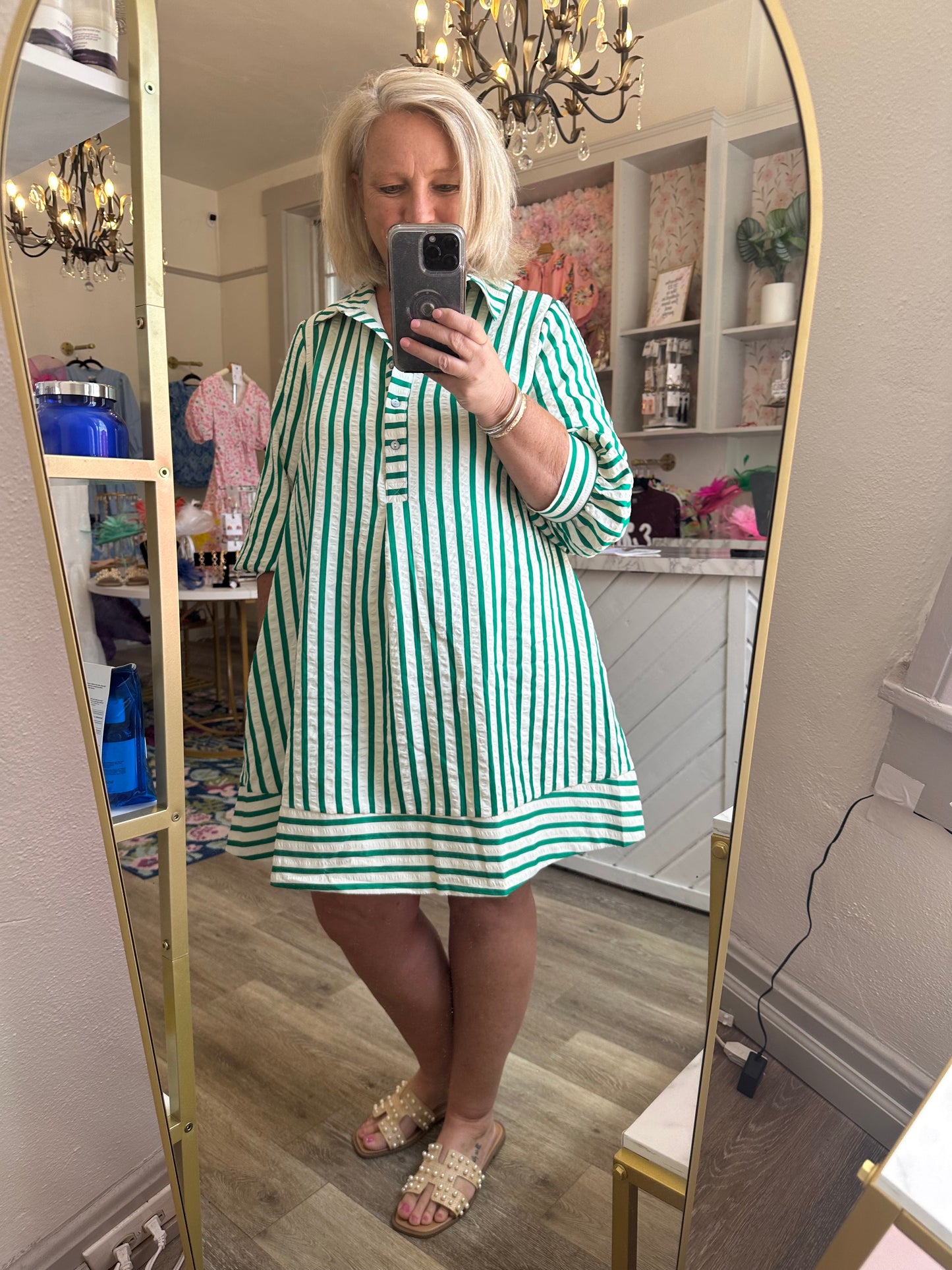 Annie striped dress