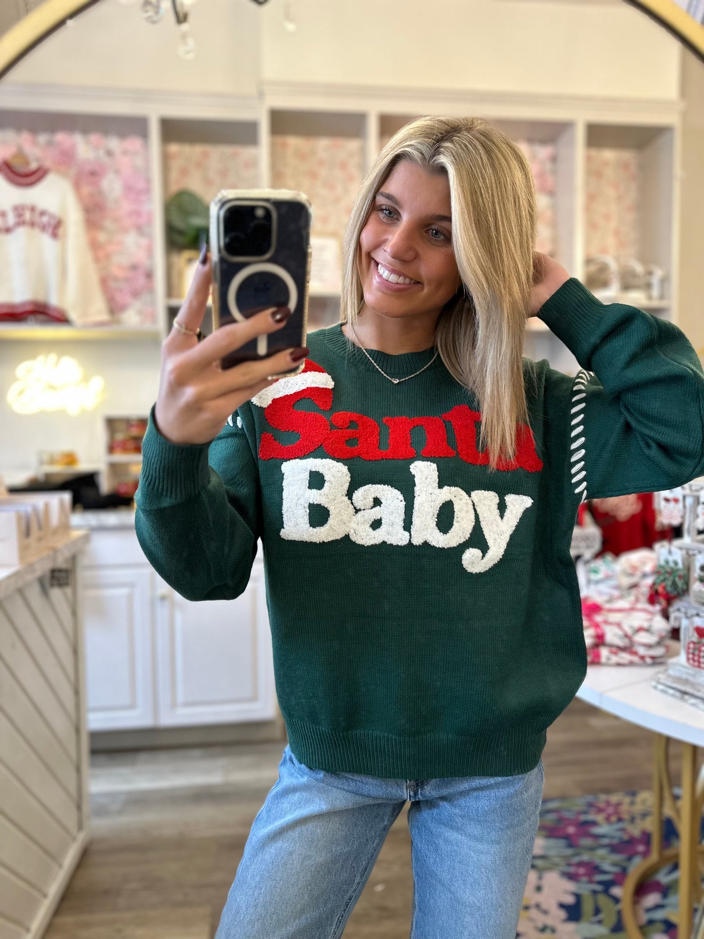 Santa Baby Knit Sweater