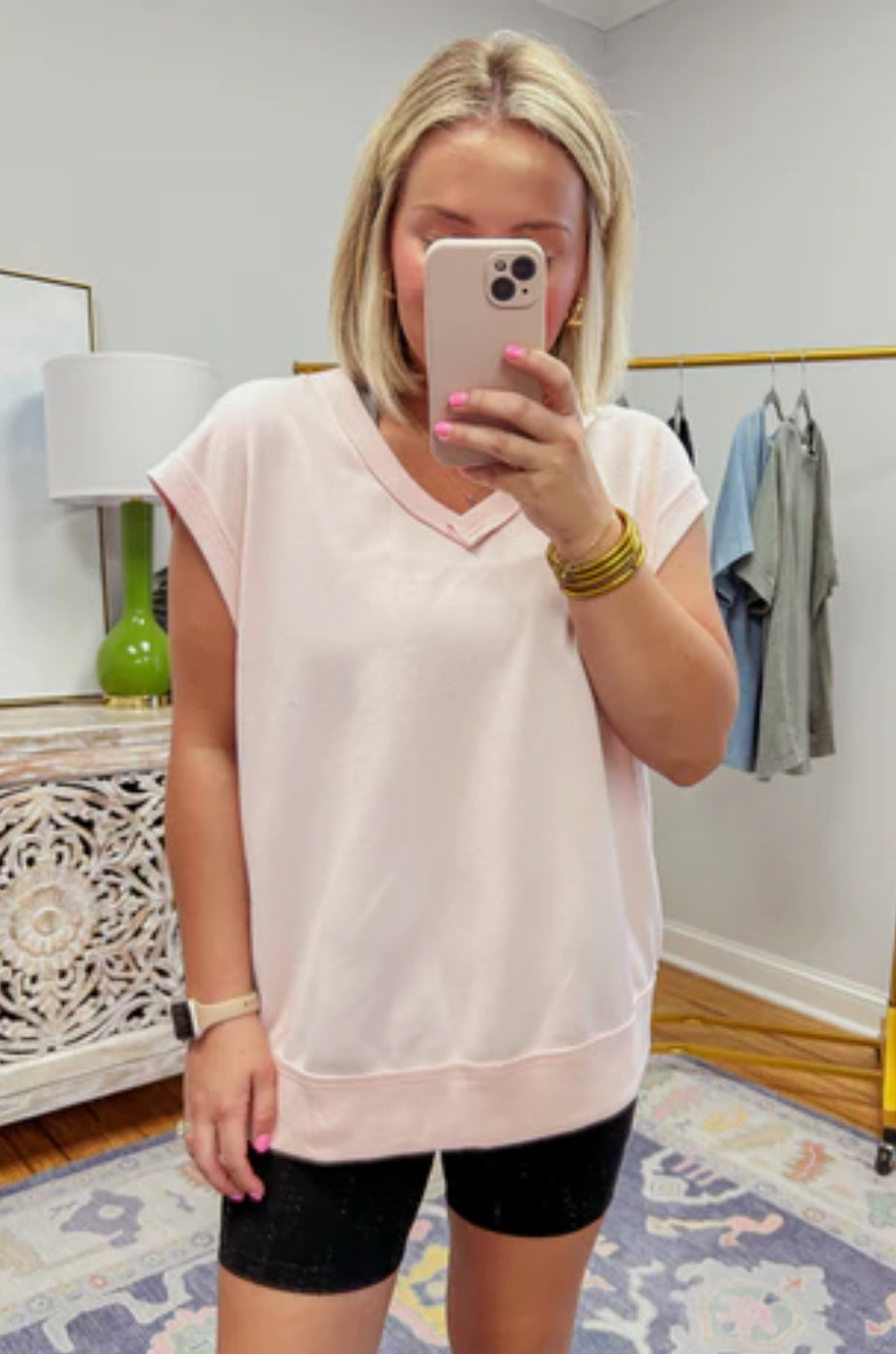 Emery Pink Vest Top