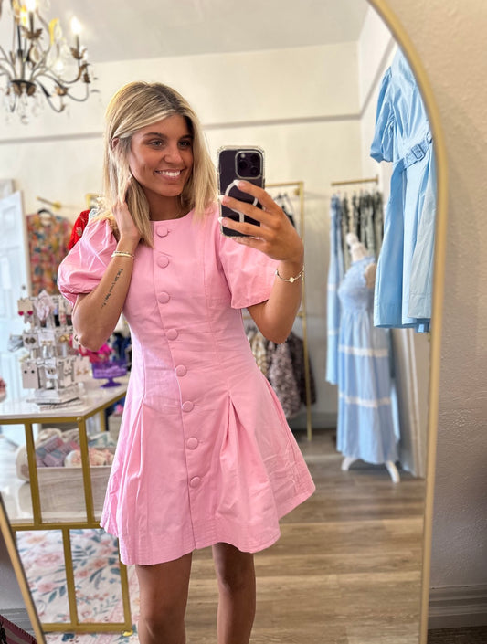 Juliette Pink Mini Dress