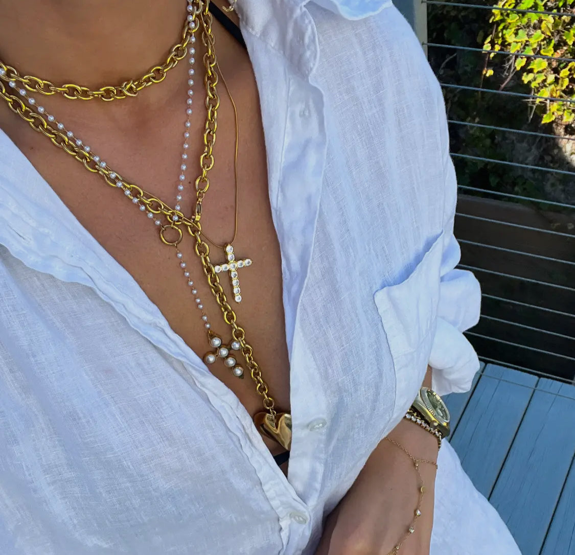 Diamond Cross Necklace