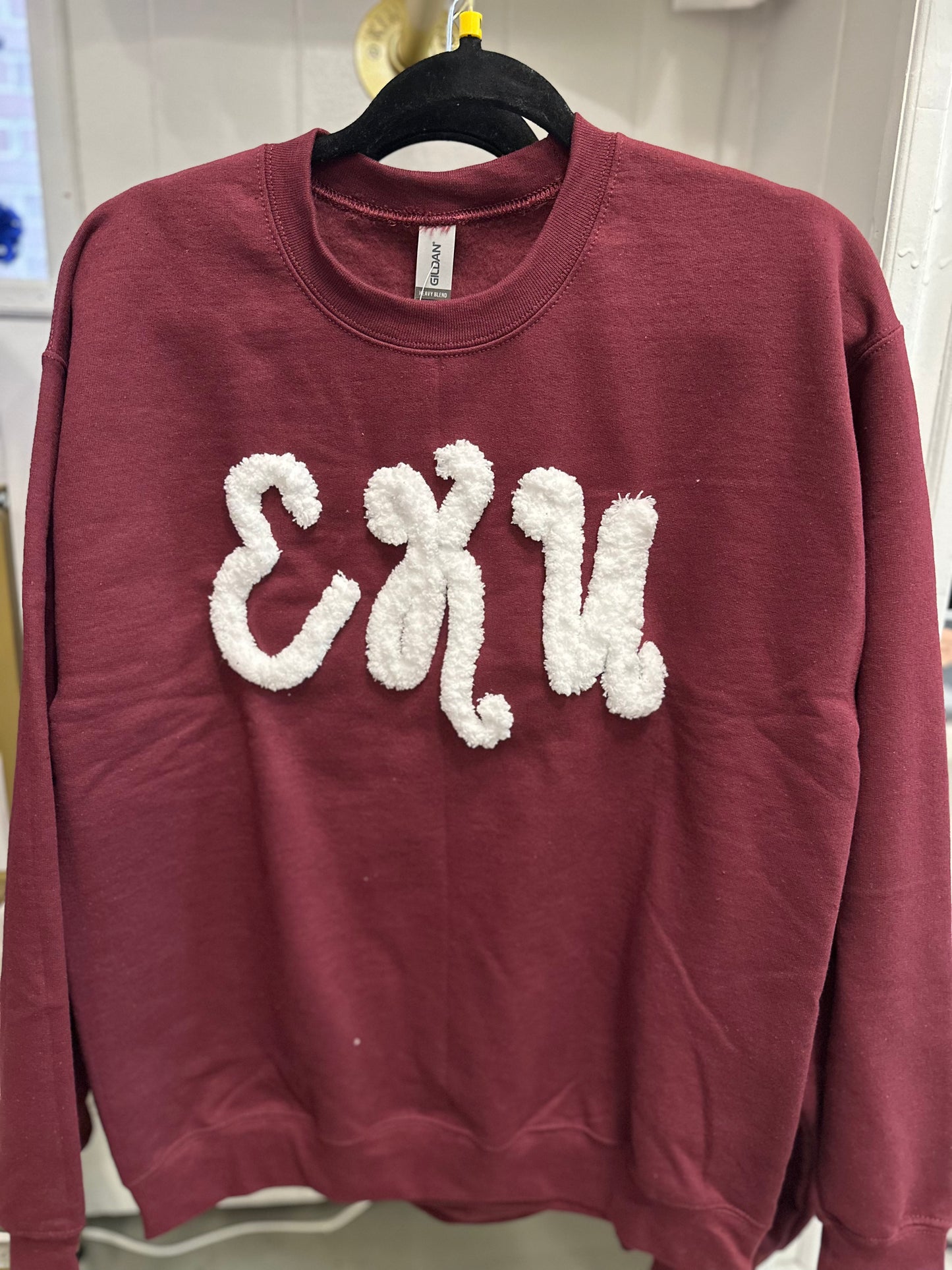 EKU puffy letter sweatshirt