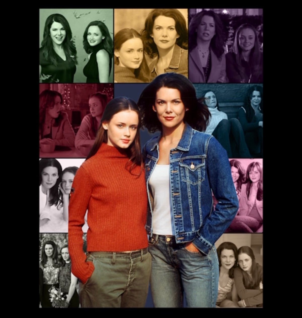 Pre-Order: Lorelei and Rory Photos on Gray Sweatshirt