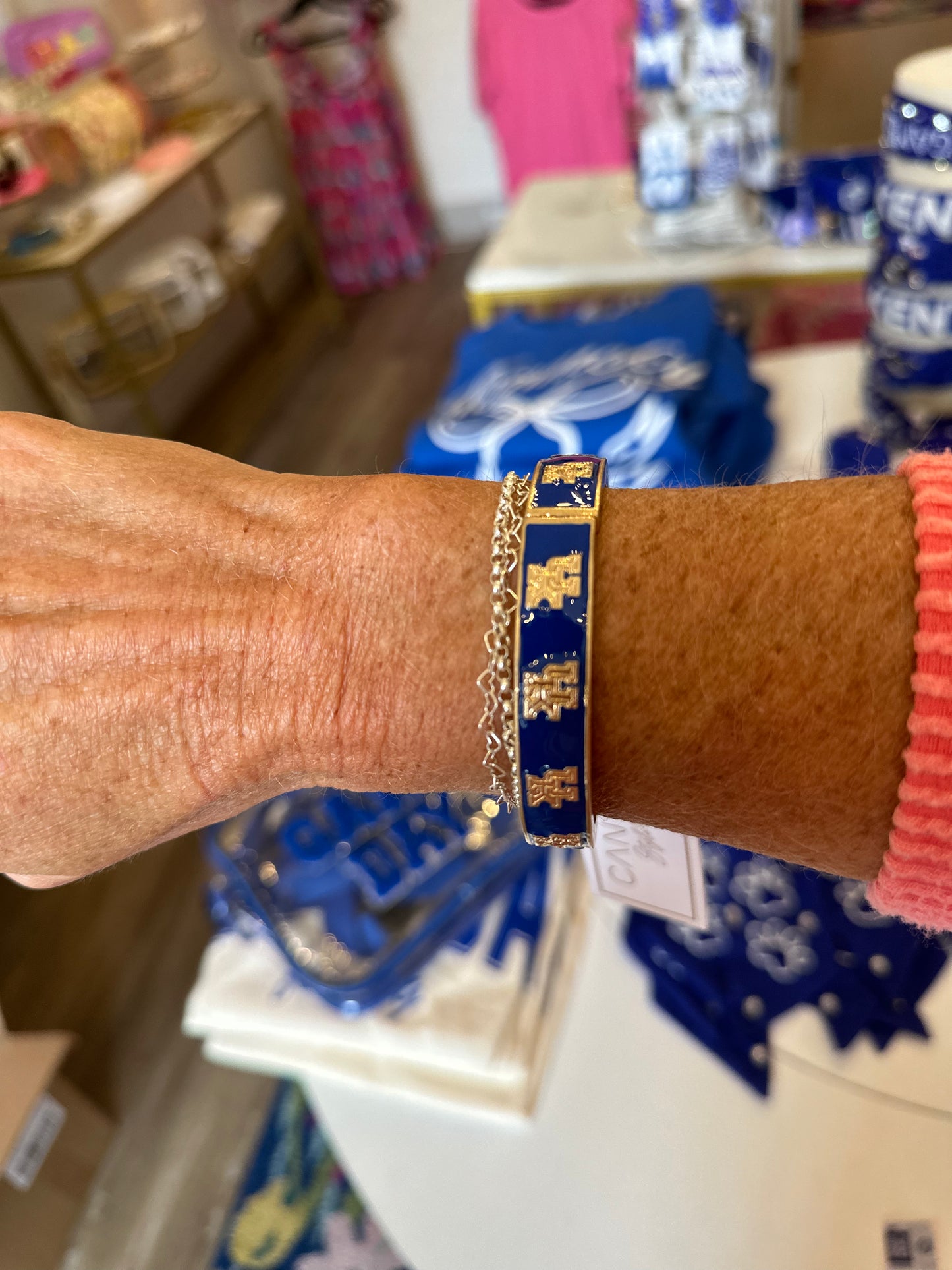 Ky logo bangle bracelet