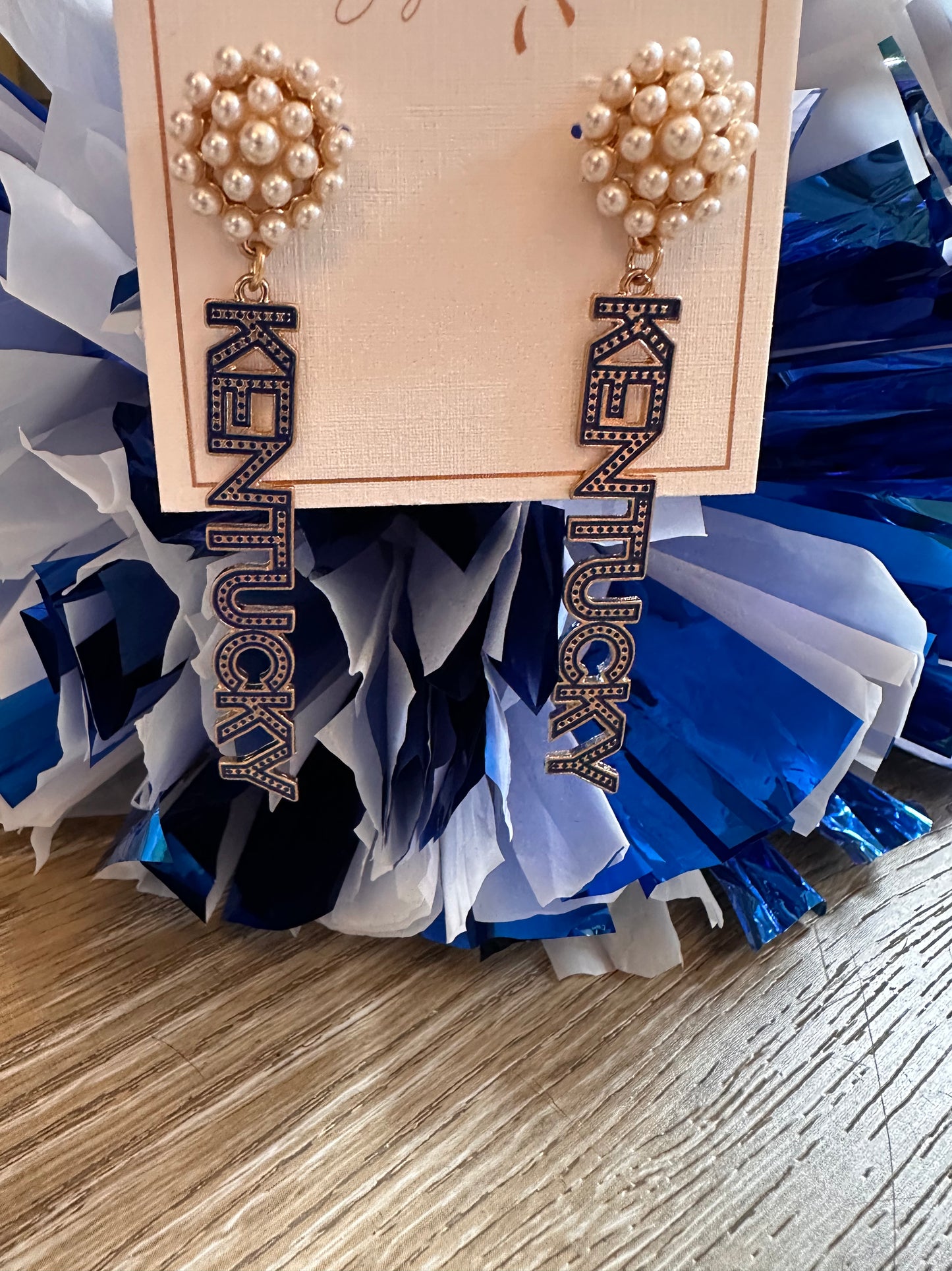Kentucky Pearl Cluster Earrings