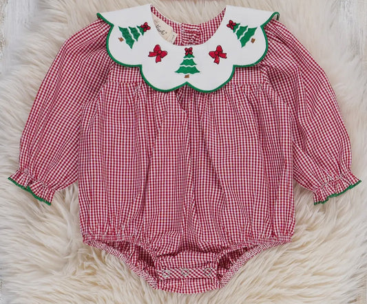 Festive Bow and Tree Bubble