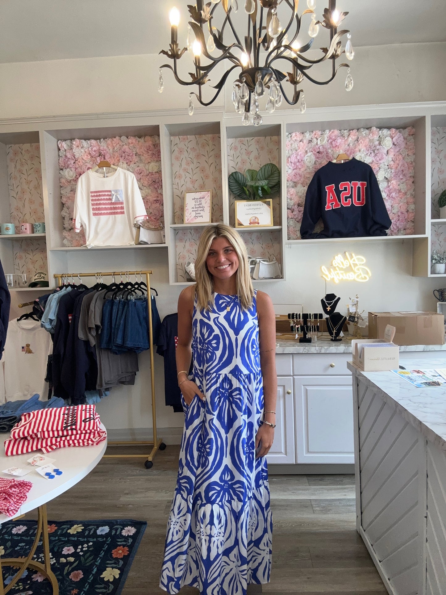 Blue Island Breeze Dress