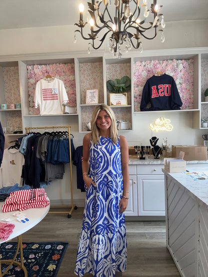 Blue Island Breeze Dress