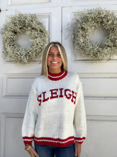 Load image into Gallery viewer, Sleigh Ivory Knit Sweater
