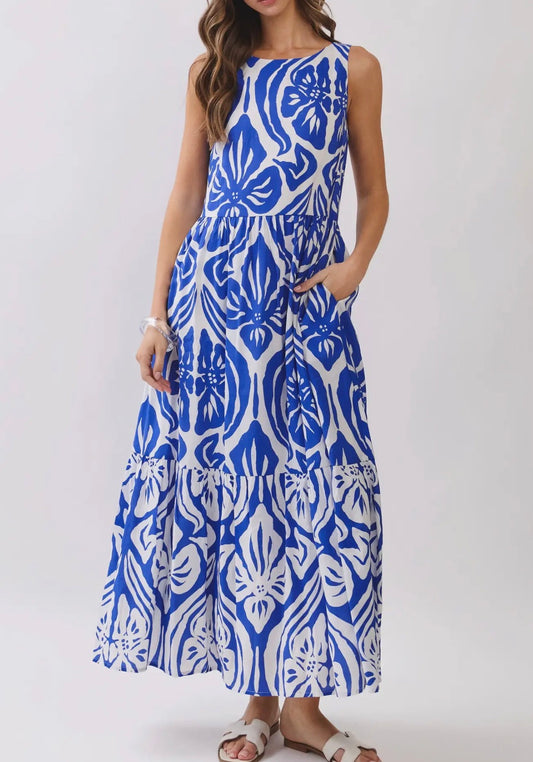 Blue Island Breeze Dress
