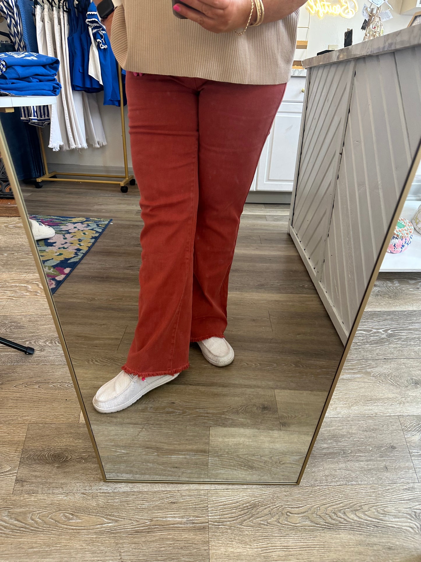 Rust Zenana Jeans