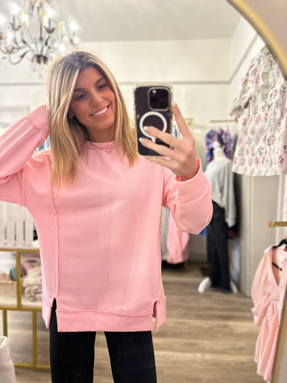 Cotton Candy Ribbed Top