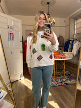 Load image into Gallery viewer, Sequin Gift Sweatshirt
