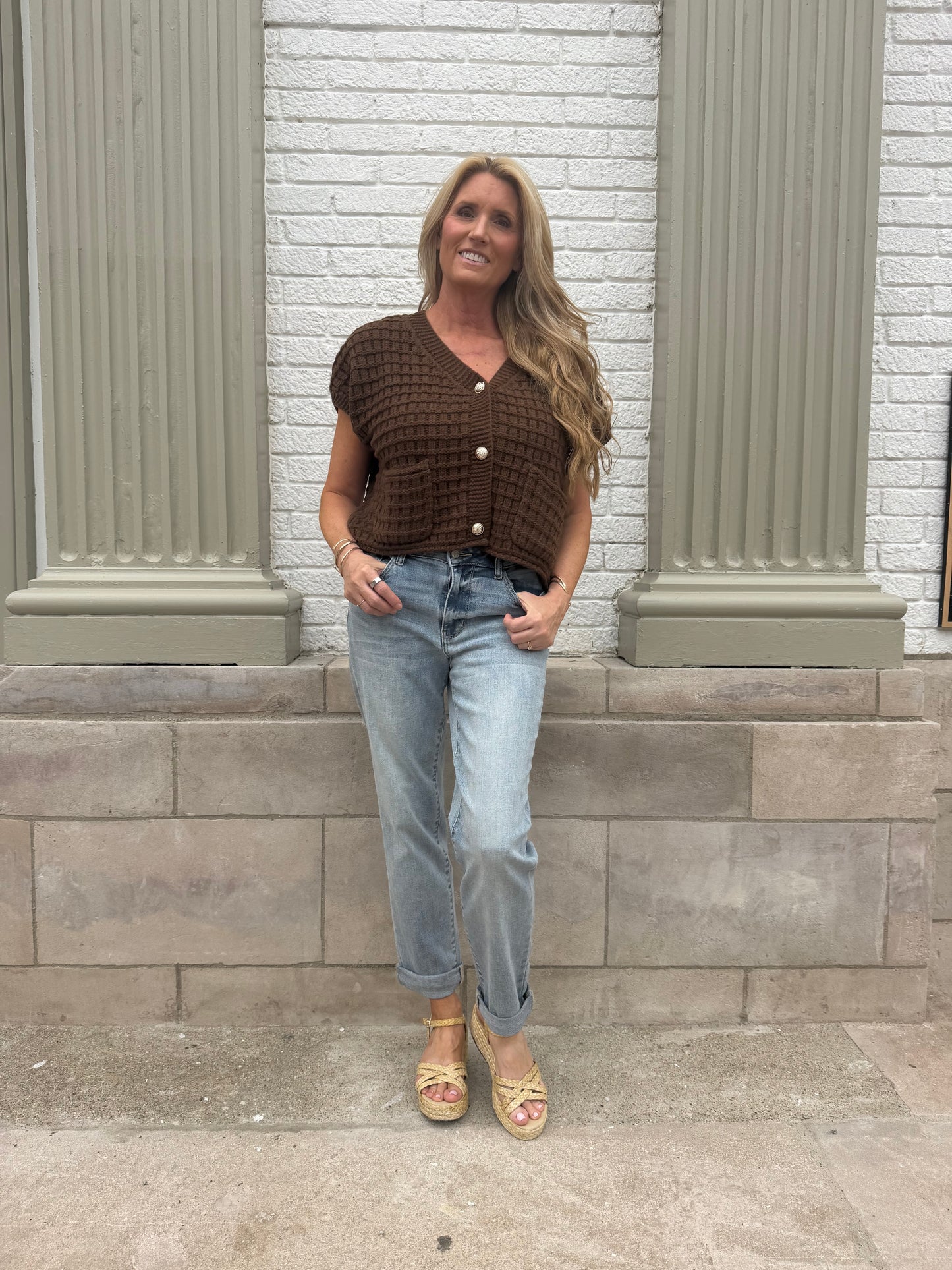 Ruthie Button Cardigan Sweater
