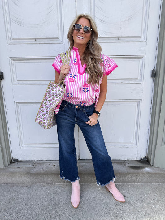 Pretty Pink Lola Top