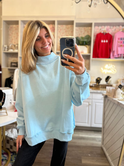 Laney Mock Neck Sweatshirt