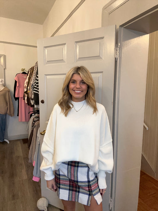 Madi Plaid Christmas Skort