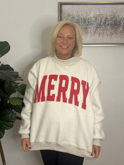 Grinchy- Merry Reversible Sweatshirt