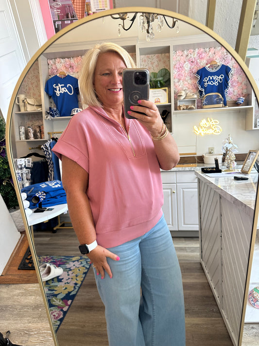 Rose Pink Top