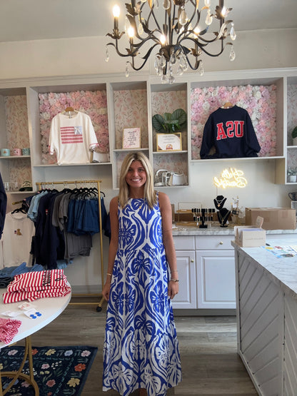 Blue Island Breeze Dress