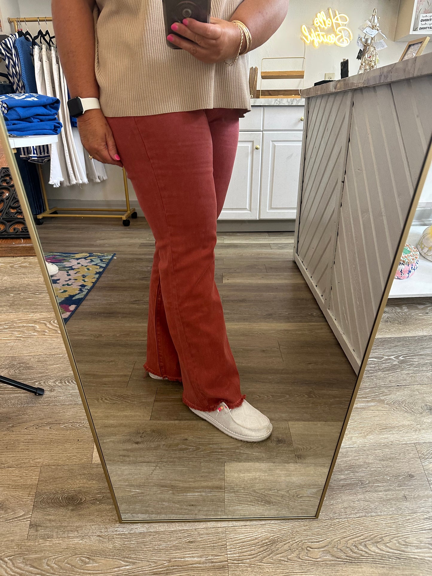Rust Zenana Jeans