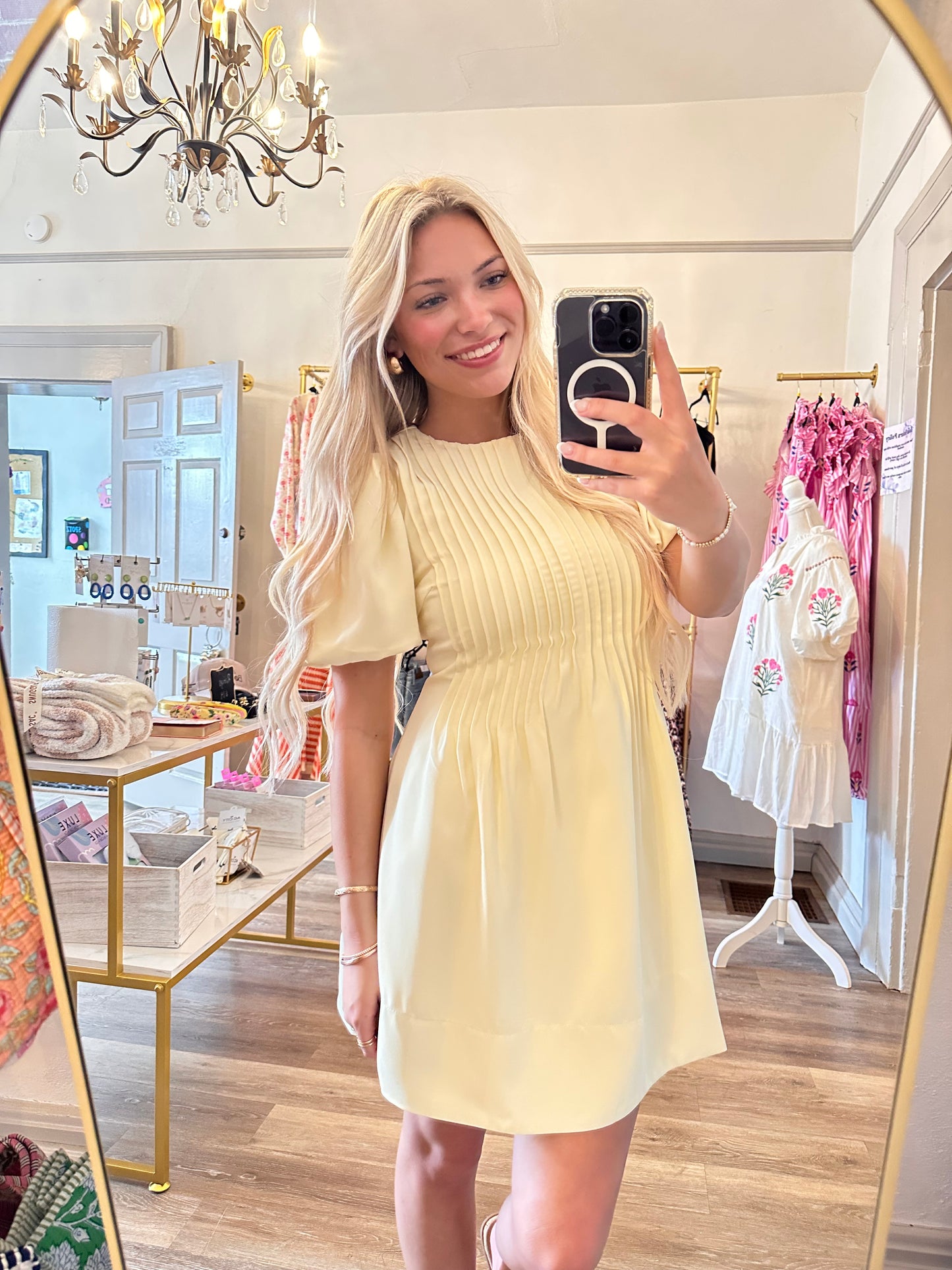 Butter Yellow Dress