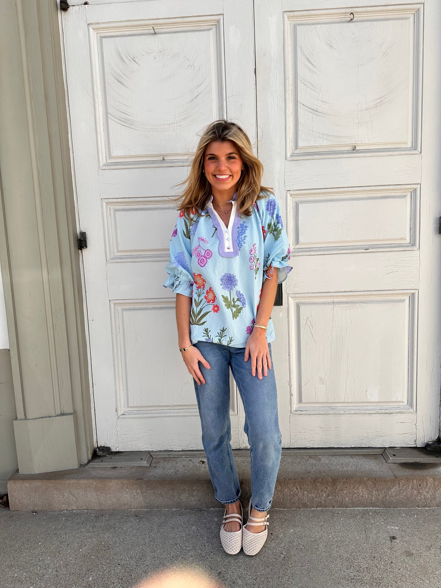 Light Blue Enchanted Top