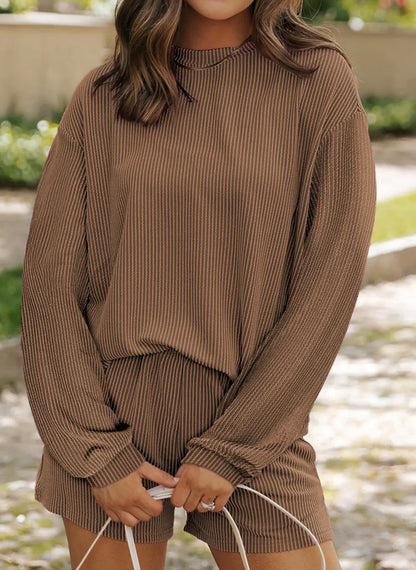 Taylor Waffle Knit Set