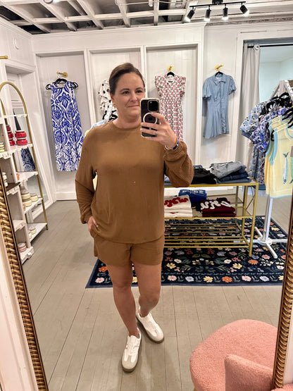 Taylor Waffle Knit Set