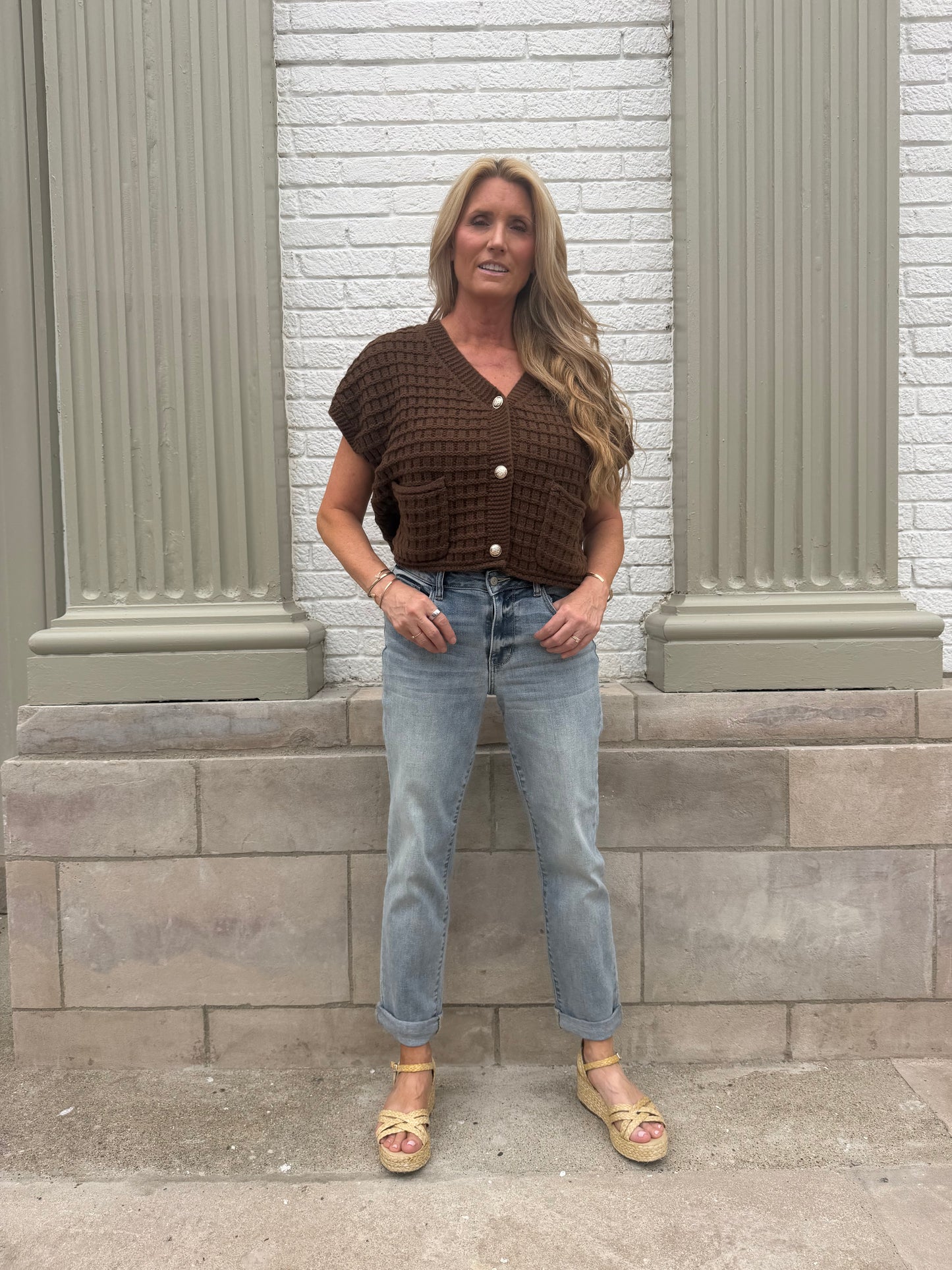 Ruthie Button Cardigan Sweater