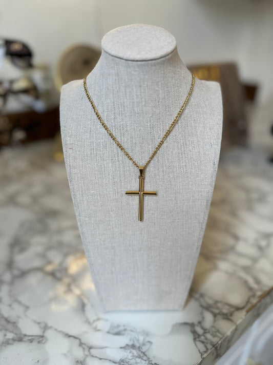 Gold Cross Necklace