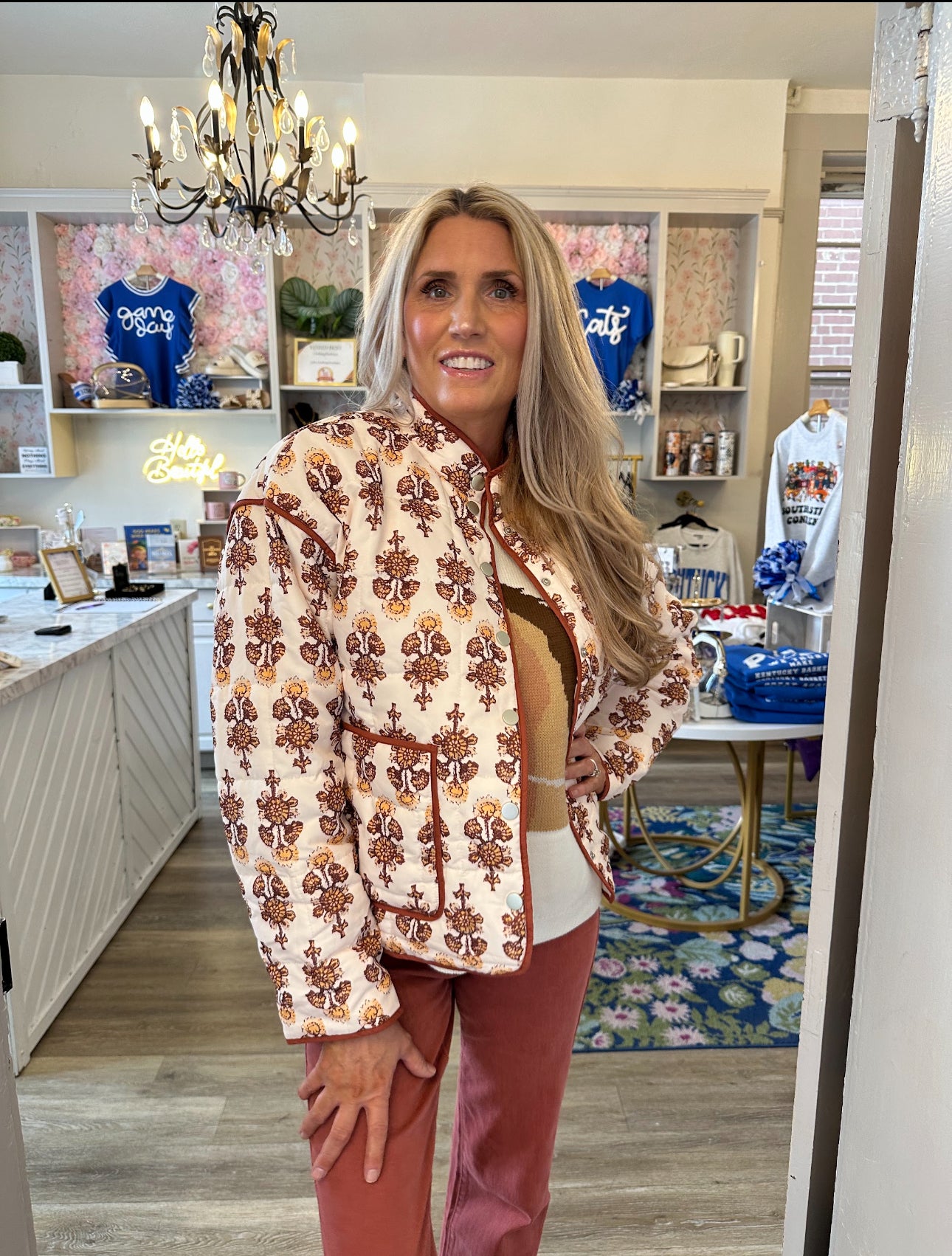 Taylor Quilted Fall Jacket