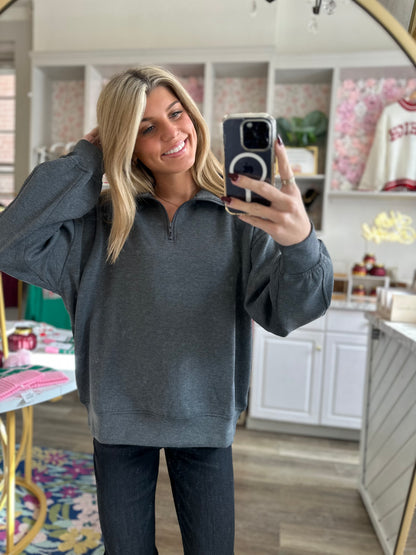 Jane Scuba Half Zip Pullover