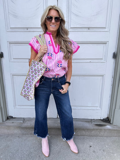 Pretty Pink Lola Top