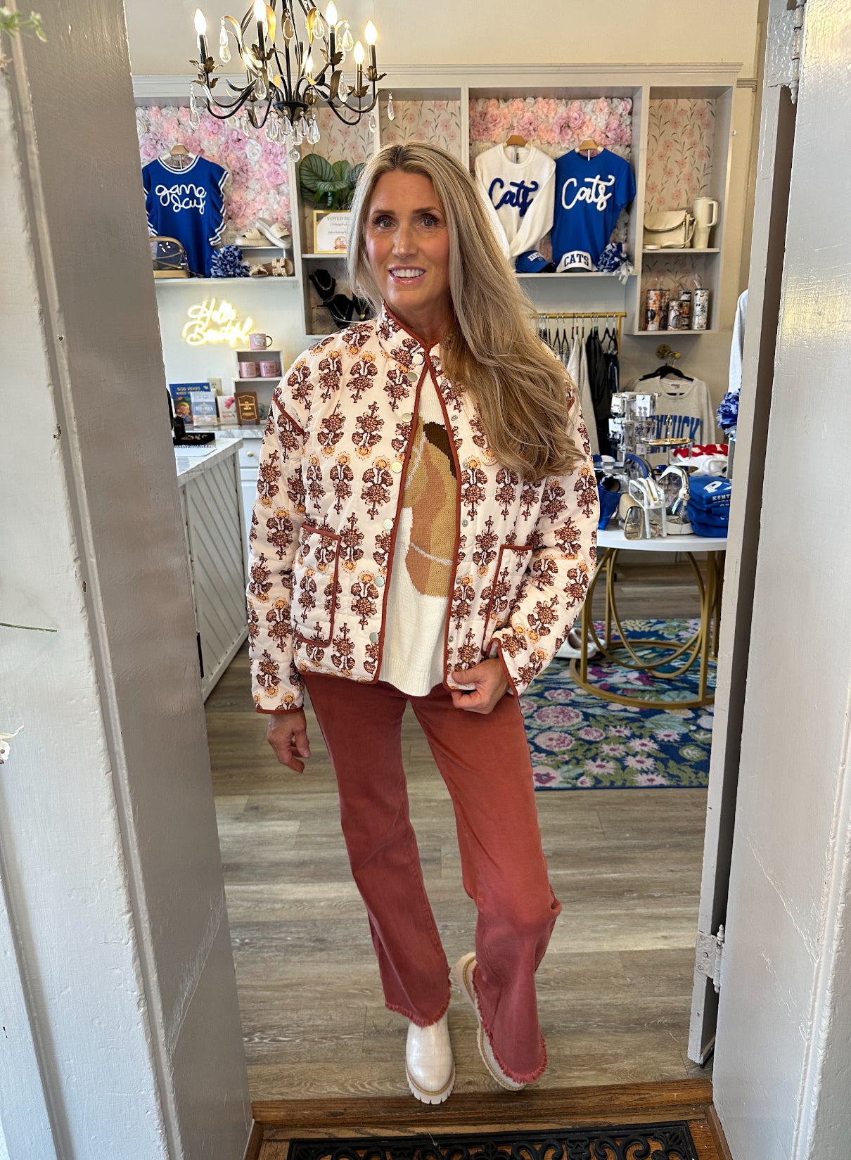 Taylor Quilted Fall Jacket