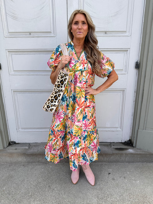 Garden Party Puff Sleeve Dress