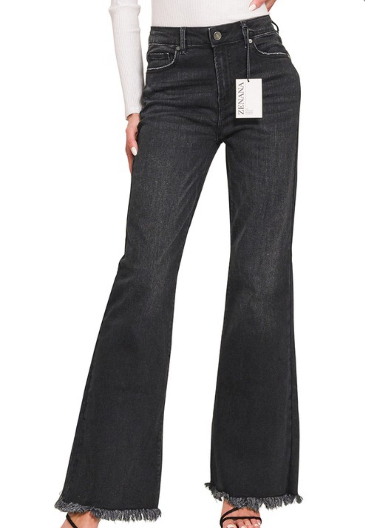 Maggie Black Denim Jeans