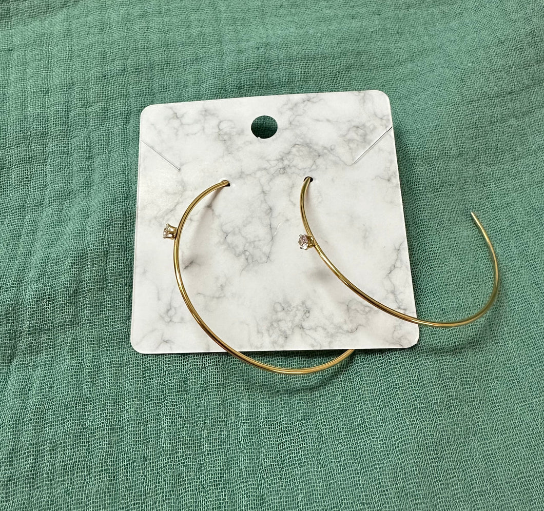 Gold Hoop Earrings