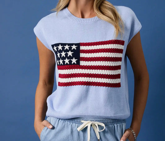 Stars and Stripes Summer Sweater
