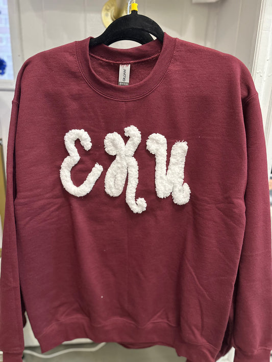 EKU puffy letter sweatshirt