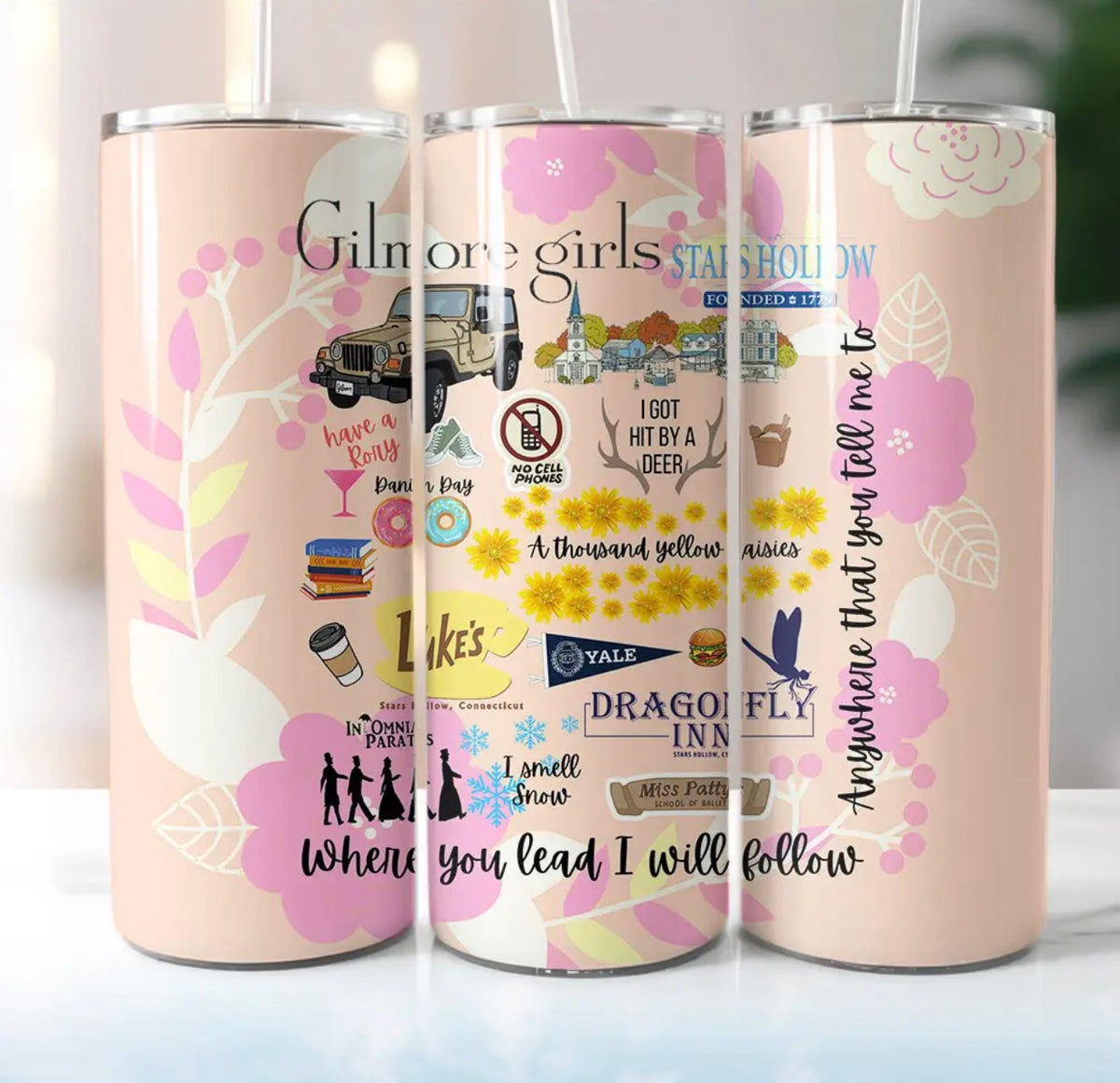 Gilmore Girls Skinny Tumbler