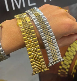 Silver/ Gold Apple Watch Band