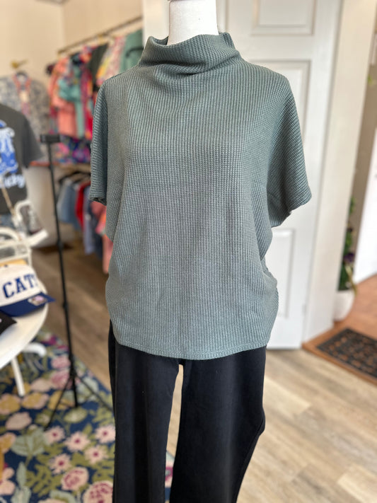 Reece Moss Green Transition Top