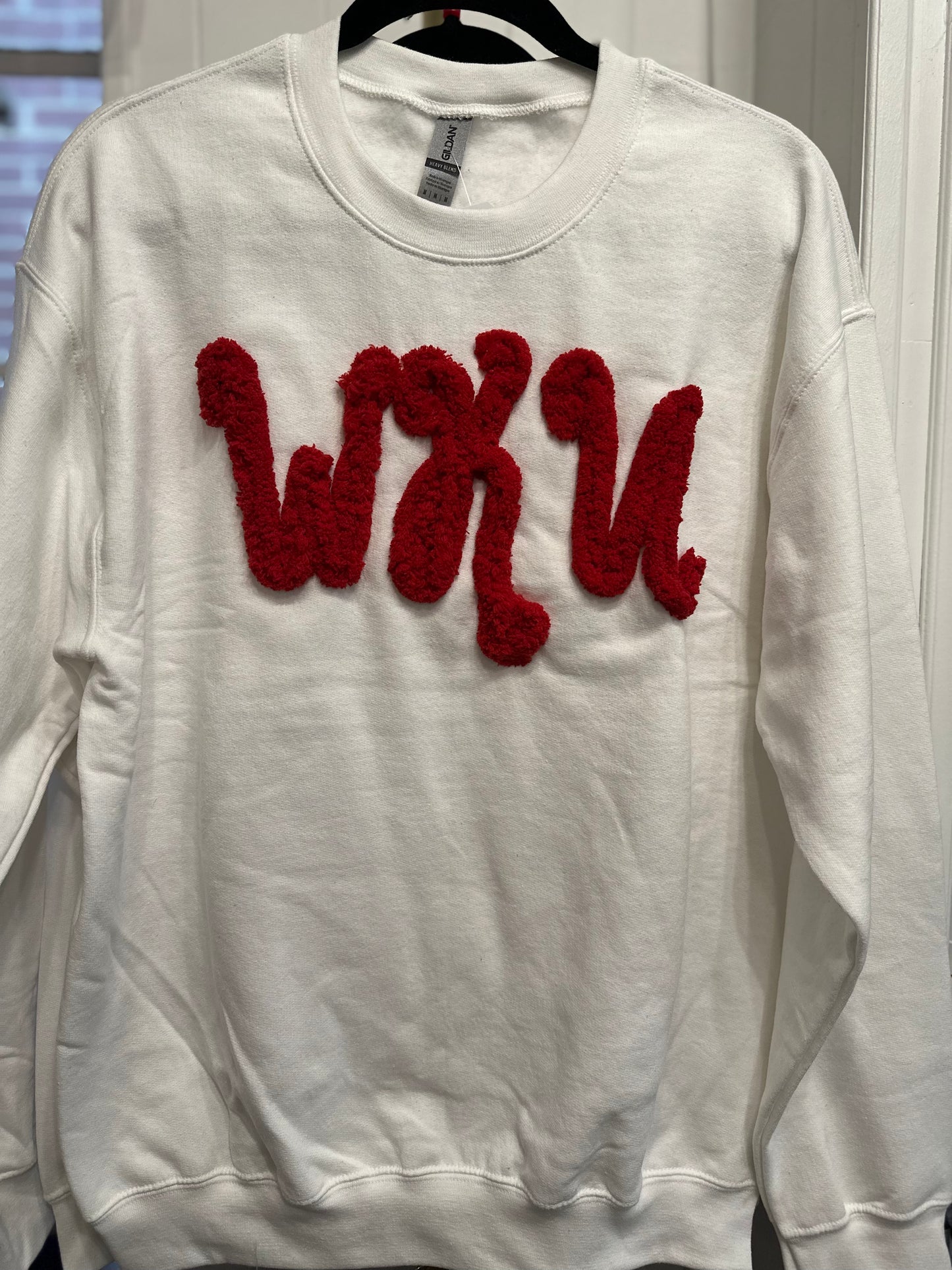 WKU Puffy Letter Sweatshirt PRE-ORDER (ready in 2-3 weeks) (A few in store now)