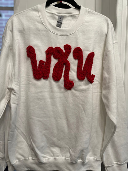 WKU Puffy Letter Sweatshirt PRE-ORDER (ready in 2-3 weeks) (A few in store now)